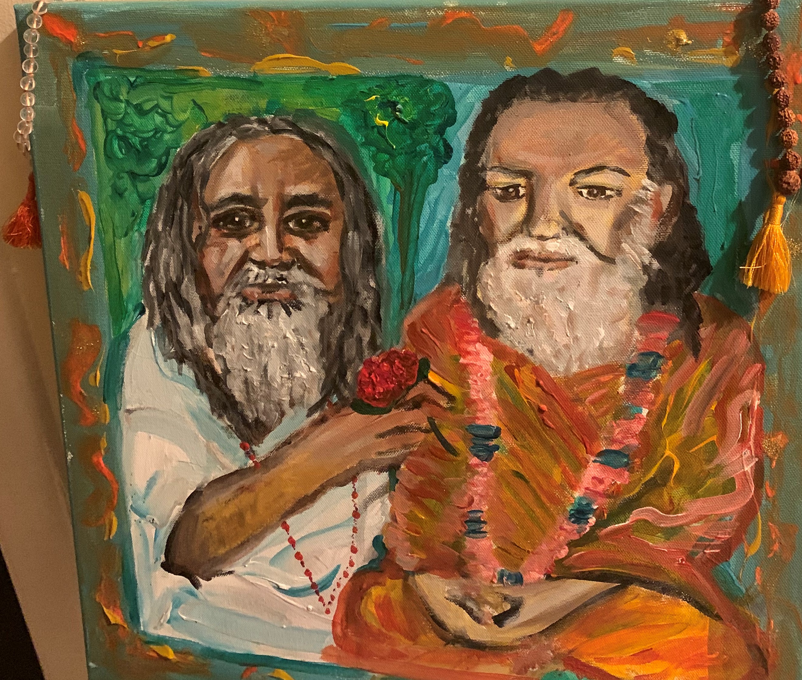 Maharishi Mahesh Yogi with Gurudev